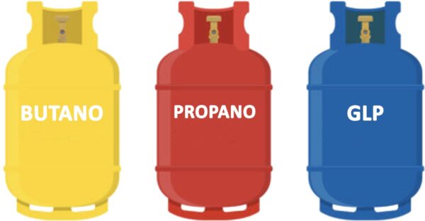 Tipos de bombonas de gas